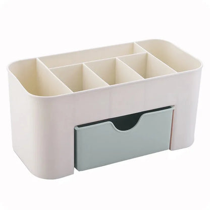 Nail Art Plastic Organizer Container – Gel Polish Remover, Cleaning Cotton Pad & Swab Storage Case – Decoration Accessories Tool