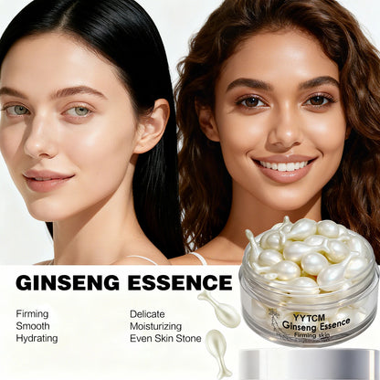 Ginseng Essence Capsules - Moisturizing Firming Serum with Retinol, Niacinamide & Vitamin E