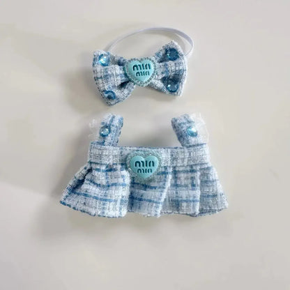 17cm Mini Plush Doll Clothes — Kpop EXO Labubu Idol Outfit Accessories Gift