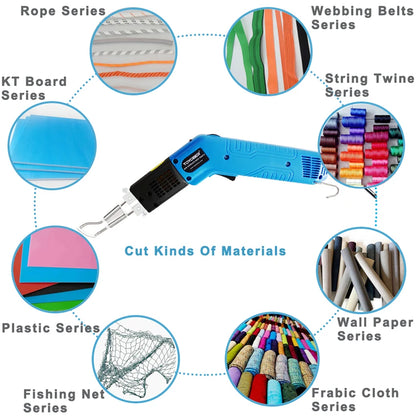 Air-Cooled Electric Heating Knife – Fabric, Webbing, Ribbon, and Nylon Rope Cutter Hot Knife Tool