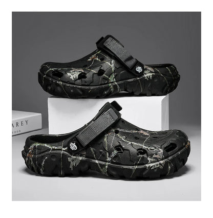 2024 Summer Men’s Sandals – Comfortable Lightweight Non-Slip Flip Flops for Home & Garden
