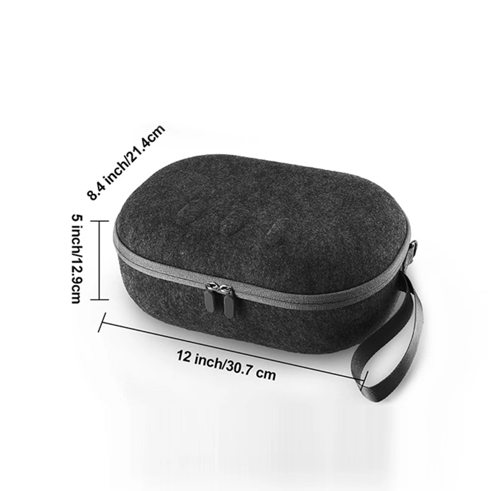 Portable Carrying Case for Meta Quest 3 - Travel-Sized VR Storage Bag with Larger Capacity, Protective EVA Material for Quest 3 Accessories