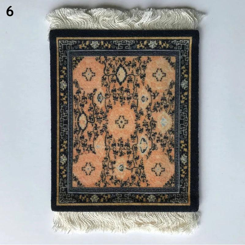 38cm Round Braided Tableware Mat – Washable, Anti-Slip, Heat-Resistant Dining Placemat and Drink Coaster for Home Decor