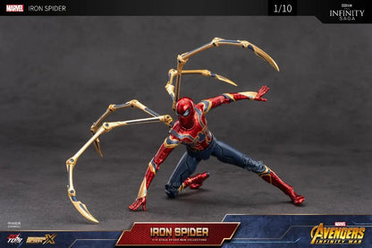 ZD Toys Spider-Man No Way Home 1/10 Action Figure – Peter Parker Gold Black Red Marvel Legends Collectible Toy