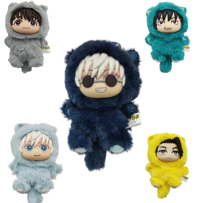 Spell Return Battle Paradise Party Plush Keychain - Cute Character Doll Pendant and Birthday Gift for Boys and Girls