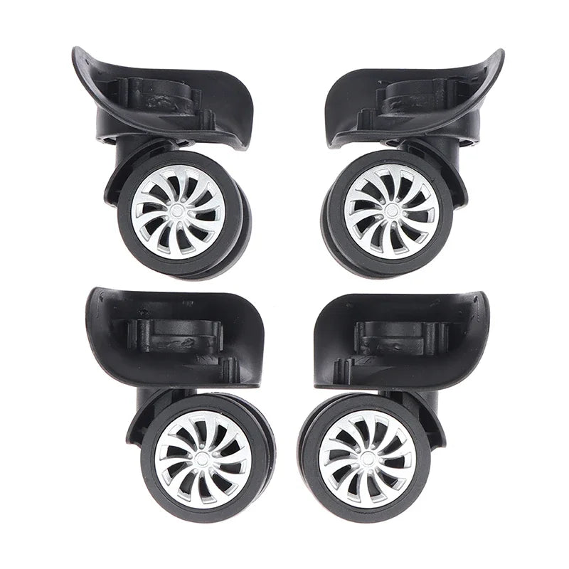 Universal 360° Swivel Suitcase Wheels — Replacement Trolley Luggage Wheels