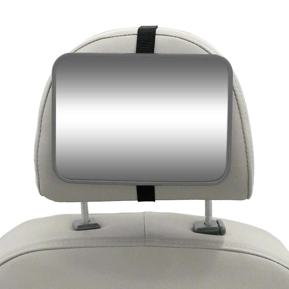 Shatterproof Baby Car Mirror - Crash Tested Rear Facing Infant Safety Mirror with Wide Clear View
