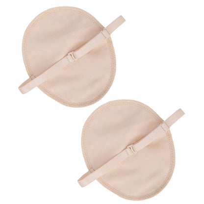 2pcs Reusable Underarm Pads – Breathable Cotton Sweat Pads for Women & Men, Adjustable Armpit Protection