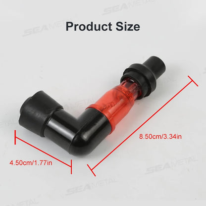BLALION Universal Motorcycle Spark Plug Cap – 90° Flash Ignition Cap for Moto Engines