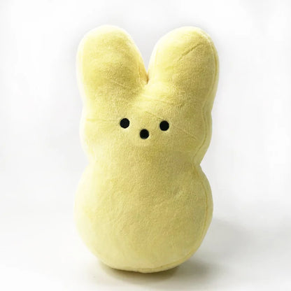 15cm Peep Bunny Plush Toy – Soft Stuffed Rabbit Doll with Star Carrot for Easter & Room Decor Gift