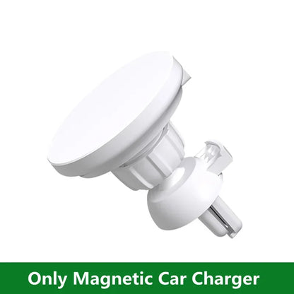 30W Magnetic Wireless Car Charger Stand – Fast Air Vent Mount for iPhone 15/14/13/12 Pro Max/Mini