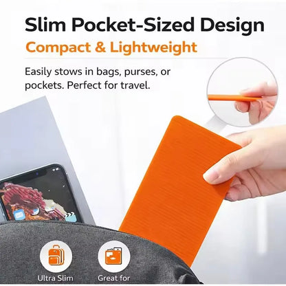 Foldable Silicone Phone Holder Stand - Adjustable Multi-Angle Desktop Stand for iPhone, iPad & Tablet