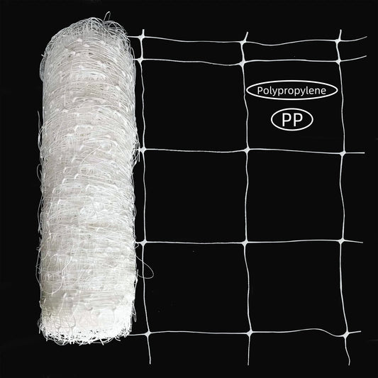 Plant Trellis Netting - Heavy Duty PP Climbing Support Mesh for Vertical Garden & Hydroponic Growing