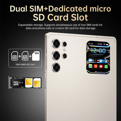 2026 Pad 25 Pro 10.1" Android Tablet – 22GB+2TB, 4G/5G Dual SIM, 10000mAh Kids & Global Version