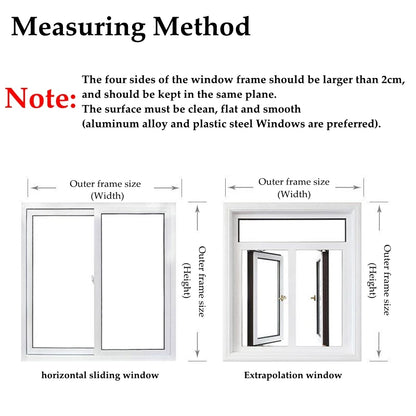DIY Winter Insulation Window Film - Self-Adhesive Soft Glass Film Curtains for Living Room and Bedroom, Wind-Proof Indoor Curtains