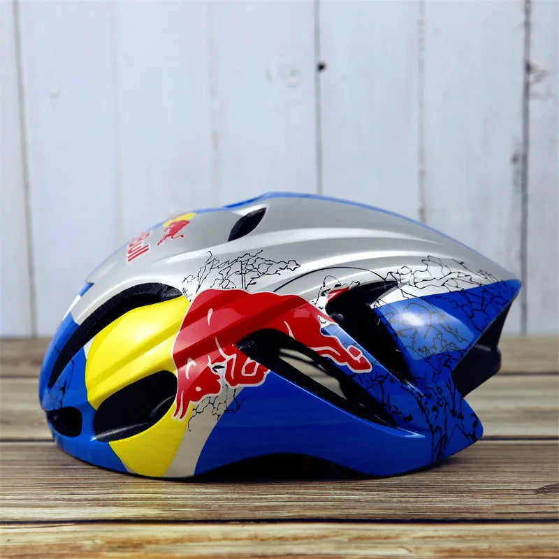 Red Bull Bicycle Helmet — Breathable Sports Helmet for Cycling, Scootering & Skating