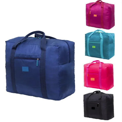 Large Capacity Waterproof Nylon Travel Bag - Portable Multi-function Hand Luggage for Business Trips