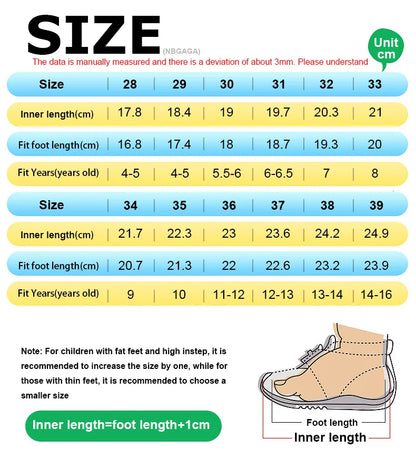 Four Seasons Kids Sports Shoes — Boys' Lightweight Running & Leisure Sneakers, Breathable Outdoor Casual Shoes