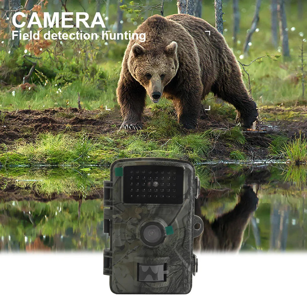 HD Trail Camera - 1080P Infrared Night Vision Wildlife Camera with 2.0-Inch TFT Display & IP66 Waterproof