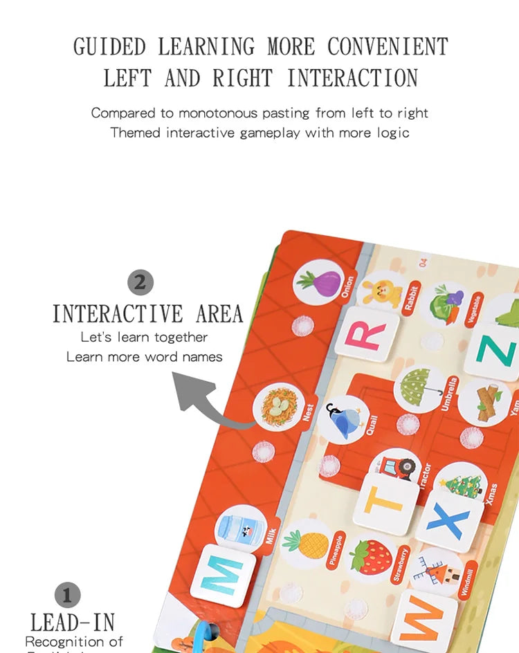 Montessori Baby Busy Book – My First Quiet Book, Early Learning Toy & Matching Game for Toddlers (2-3 Years)