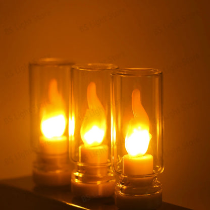 5V LED USB Edison Candle Light – Mini Decorative Night Lamp for Home & Holidays
