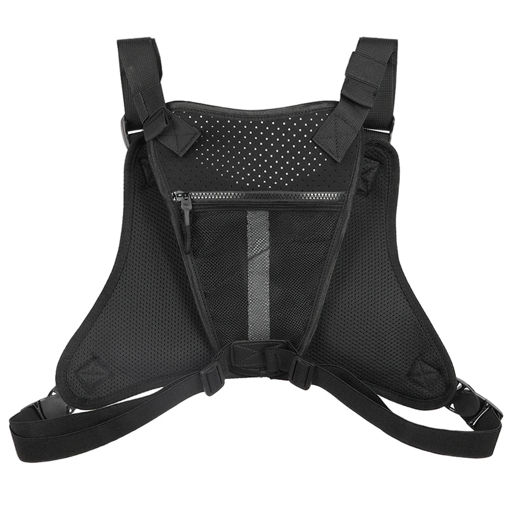 Sports Chest Bag – Lightweight Waterproof Running Vest with Pocket, Phone Holder & Large Capacity Tactical Front Pack