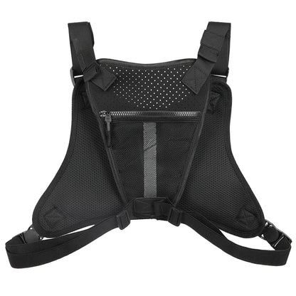 Sports Chest Bag – Lightweight Waterproof Running Vest with Pocket, Phone Holder & Large Capacity Tactical Front Pack