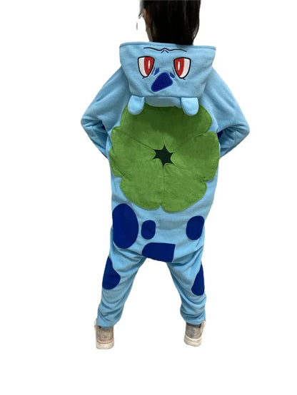 TAKARA TOMY Pokémon Kids Onesie - Jigglypuff, Pikachu, Gengar, Snorlax & Bulbasaur Cosplay Pajamas