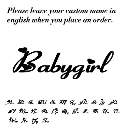 Sipuris Custom Name Brooch - Stainless Steel Trendy Pins for Women & Men, Nameplate Jewelry, Valentine's Day Gift