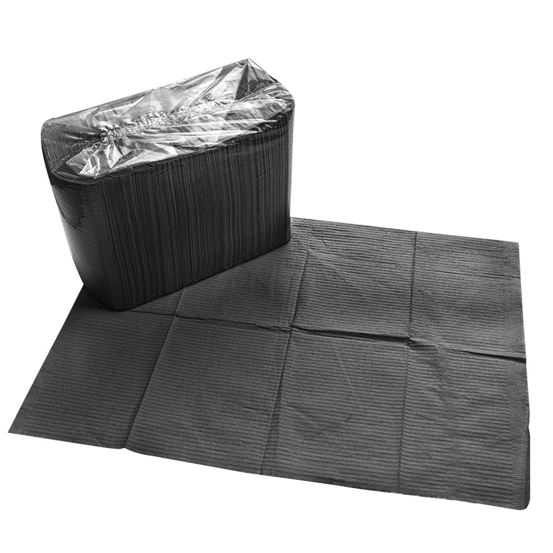 125PCS Disposable Tattoo & Nail Table Covers – Waterproof Cotton Plush Paper Pad for DIY Nail Art & Beauty Tools