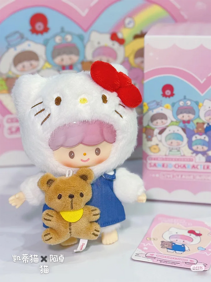 Genuine Sanrio x zZoton Love-League Buddies Vinyl Dolls Blind Box – Cute Hello Kitty & Kuromi Collectible Toys Gift