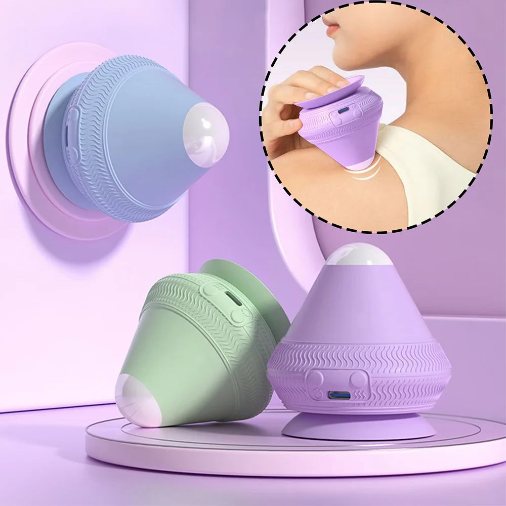 Wall-Mounted Fascia Cone Massager — Multi-Function Suction Cup for Back, Arm & Foot Muscle Relaxation and Trigger Point Therapy