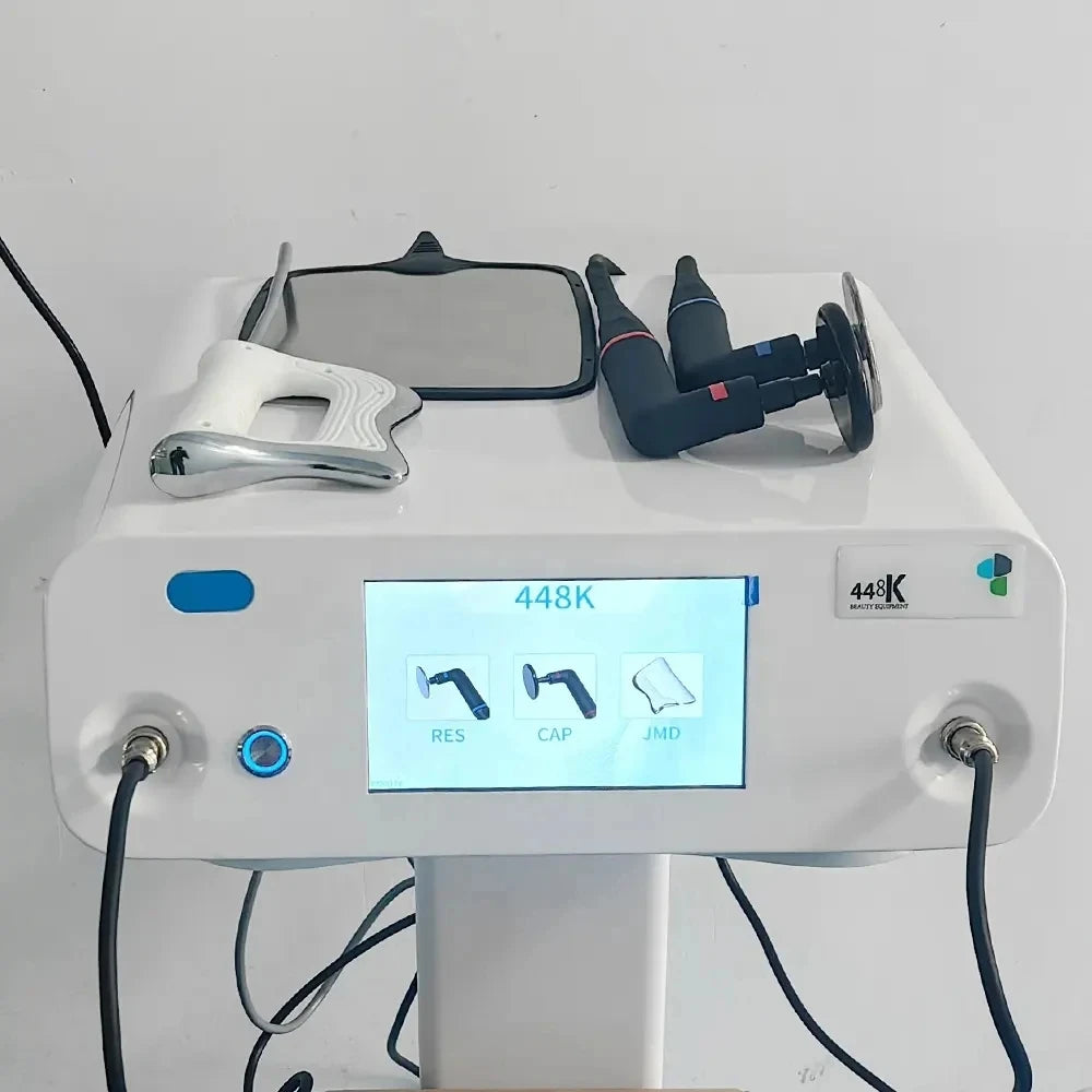 448kHz Tecar CET RET JDM Therapy Machine — Pain Relief, Body Shaping & Fat Reduction Diathermy Device
