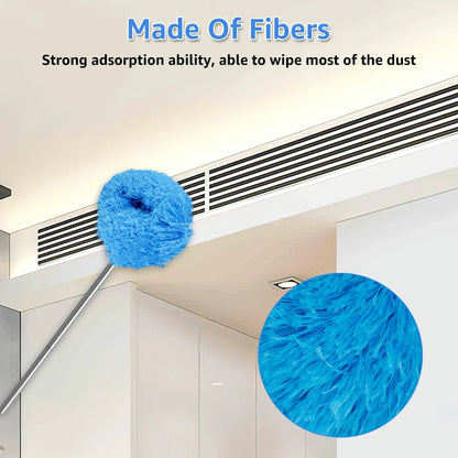 Ceiling Fan Cleaner Duster with Extension Pole – Removable Dust Brush for Ceiling & Fan Cleaning Tool