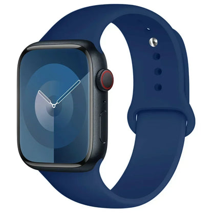 Silicone Sport Band for Apple Watch — Fits Ultra 2/3 & Series 11–SE (40–49mm)