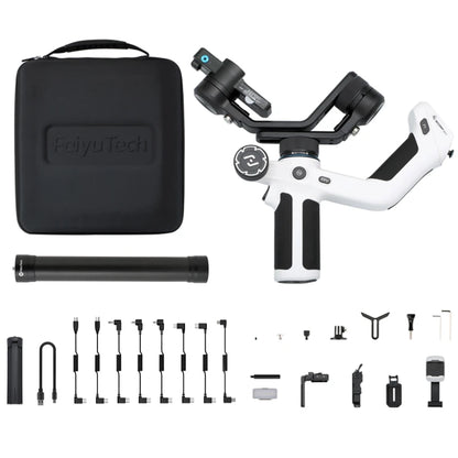 FeiyuTech SCORP Mini 2 Kit - 3-Axis Handheld Gimbal for Mirrorless Camera, Action Cam, Smartphone with AI Tracker, 1.2kg Load Capacity