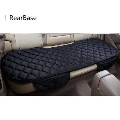 Winter Plush Car Seat Covers - Universal Warm Anti-Slip Front & Rear Seat Protectors