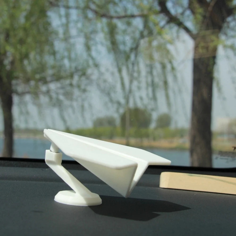 Auto Turning Airplane Model Decor – Rotating Car Dashboard Ornament for Interior & Center Console Decoration