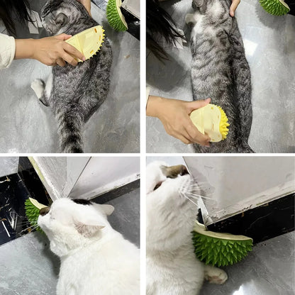 Cat Scratcher & Massager – Pet Grooming Brush for Cats & Dogs, Hair Removal Comb & Scratching Tool