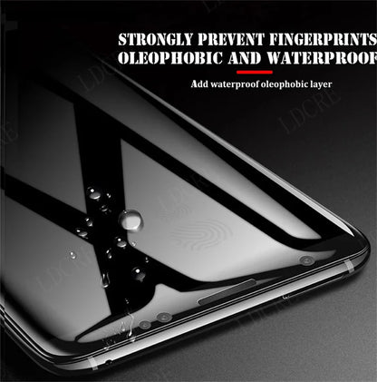 4 Pack Samsung Galaxy A52 Screen Protector – 9H Tempered Glass Full Cover with Strong Adhesive
