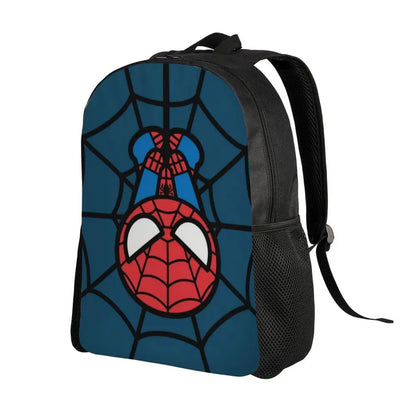 Custom Spider-Man Web Backpack – Water-Resistant School & College Bag for Men and Women