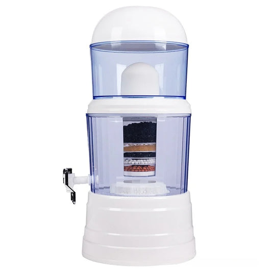 14L Water Dispenser with Filter - Home Kitchen Purified Drinking Water Cooler Bucket