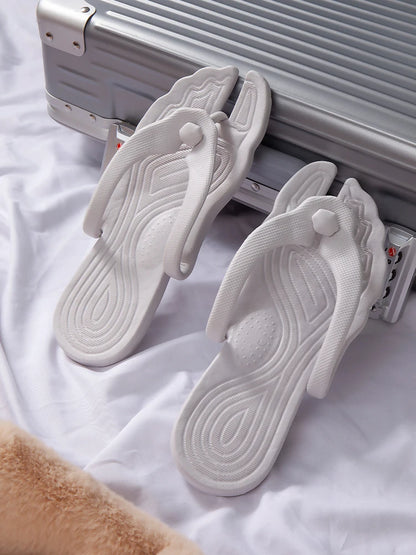 Portable Folding Travel Slippers – Non-Slip Beach & Hotel Flip-Flops for Couples