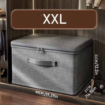 Large Capacity Storage Box with Compartments - Quilt, Bra and Underwear Organizer