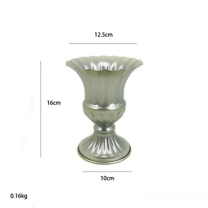 Retro Wrought Iron Flower Pots — Wedding, Dried Flower & Home Decoration Vases for Hotel & Event