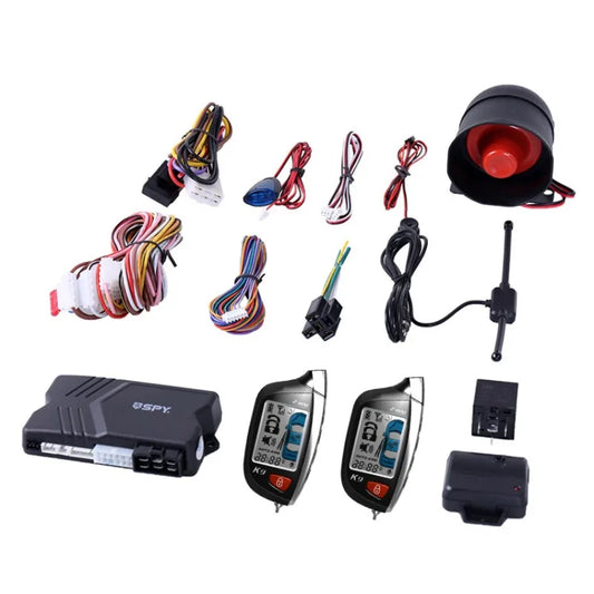 SPY Two-Way LCD Car Alarm System – Remote Security with Engine Start & Keyless Entry Car Protection System