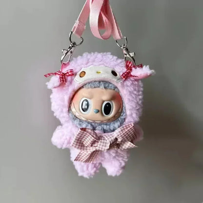 Sanrio Plush Doll Clothes — Kawaii Hello Kitty, Kuromi, Melody & Cinnamoroll Outfit for Labubu Plush Gift