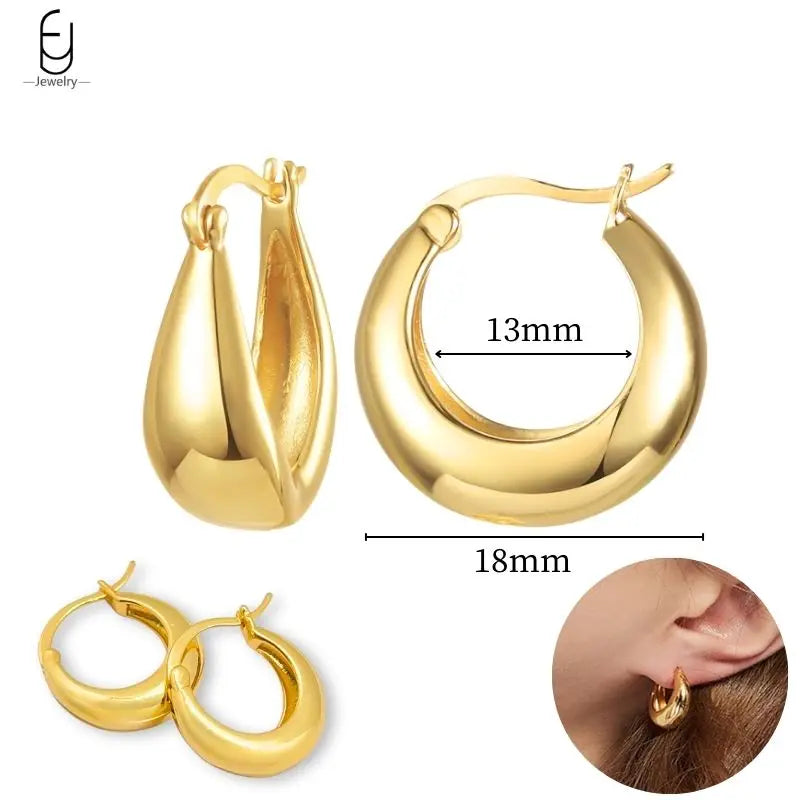 925 Sterling Silver Gold Tassel Earrings - Vintage Crystal Long Chain Hoop Jewelry for Women