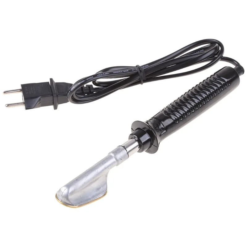 Electric Soldering Iron with Flat Tip Plastic Handle | Handheld Plastic Welding Machine for Car Bumper Repair