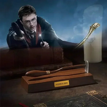 Haries Cosplay Prop Levitating Harry Potter Broomstick – Nimbus 2000 & Firebolt Model, Magic Trick Toy & Collectible Gift